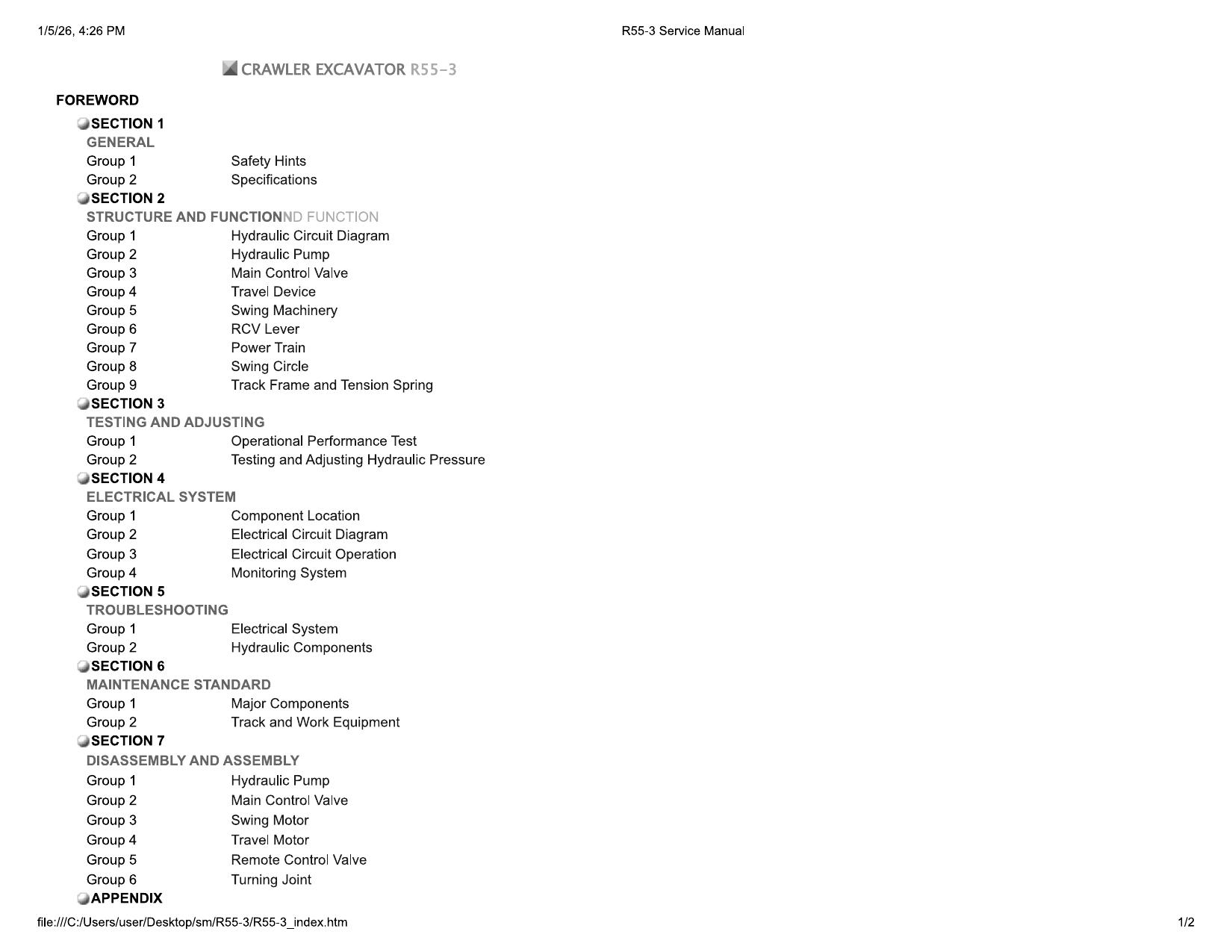 R55-3 Service Manual